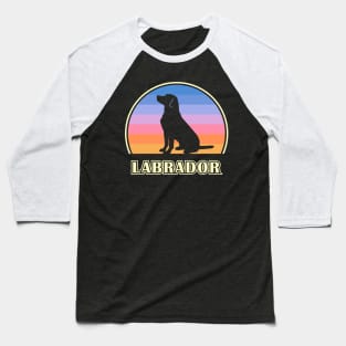 Labrador Retriever Vintage Sunset Dog Baseball T-Shirt